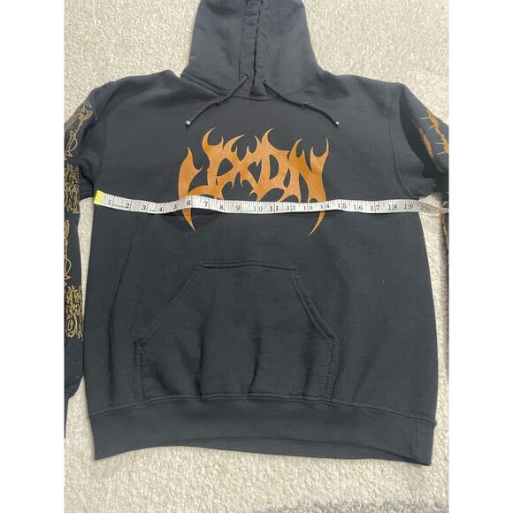 Jaden Hossler Angels & Demons Merch Gildan Men's Sz S Hoodie Sweatshirt Black - Picture 3 of 8